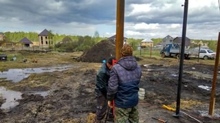 Заказать монтаж винтовых свай в Азнакаево - цена под ключ с доставкой от 1908 шт