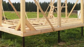 Сарай на винтовых сваях или хозблок на сваях Азнакаево цена от 2597 руб. / шт.