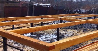 Пол на винтовых сваях Азнакаево цена от 15896 руб.